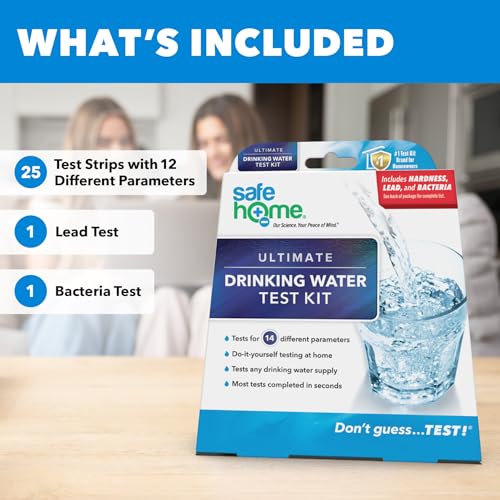 Safe Home 14-in-1 Ultimate Drinking Water Combo Test Kit DiY Ultimate