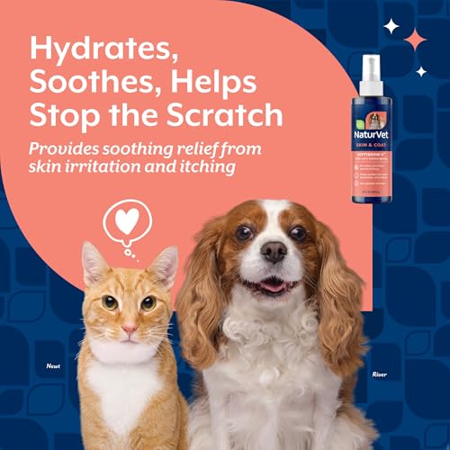 NaturVet Green Tree Septiderm-V Skin Care Lotion for Dogs & Cats – Pet Health Supplement for Dermatitis, Dog Skin Allergies, Itching, Hot Spots, Cat Rashes – Pet Lotion, Grooming Aid – 8 Oz. 8 Fl Oz (Pack of 1)
