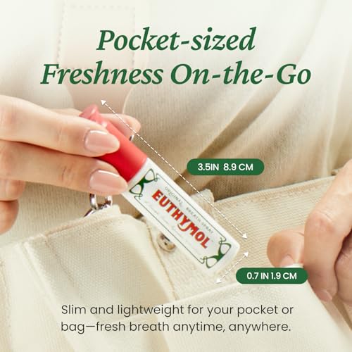EUTHYMOL Fresh Breath Duo Bundle - Original Pink Toothpaste & Mouth Spray