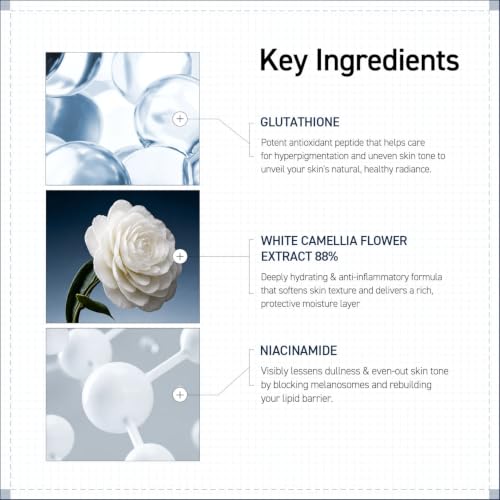 White Camellia Glutathione Core Toner Essence, 200ml/6.76 fl oz