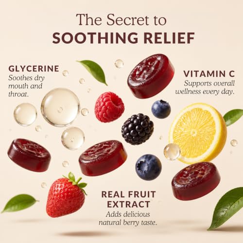 Dr. Doolittle’s Sugar Free Soft Fruit Pastilles for Voice and Throat, Wild Berries Flavor, 2.12 Ounce Tin, Approximately 25 Count Package, 6 Pack