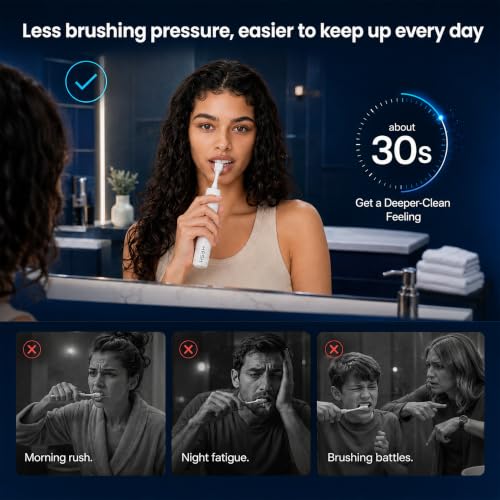 3 Sided Replacement Electric Toothbrush Heads Model W1
