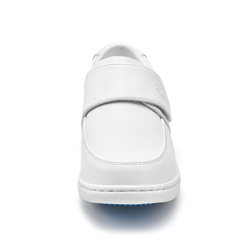 Women's Healthcare Nursing Shoes Lightweight Comfortable Nurse Shoe Footwear Restaurant Loafer Waterproof Work Shoes 8.5 White-209 - BeesActive Australia