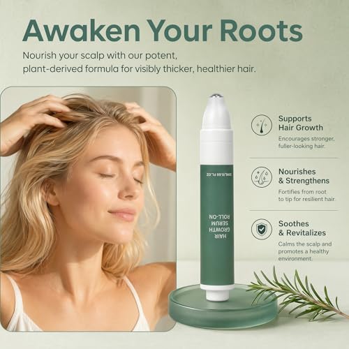 Hair Growth Serum Roll-On, Scalp Treatment 20ml
