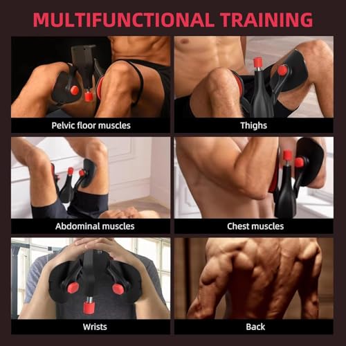 Thigh Master Exercise Equipment for Women & Men – Inner Thigh Exerciser, Leg, Arm & Chest Workout Machine, Compact Fitness Equipment for Home Gym, Portable Body Toning Resistance Trainer