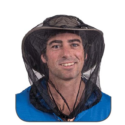 Sea to Summit Ultra-Mesh Mosquito Head Net for Midges, No See-ums and Small Insects Fine Mesh Headnet Black - BeesActive Australia