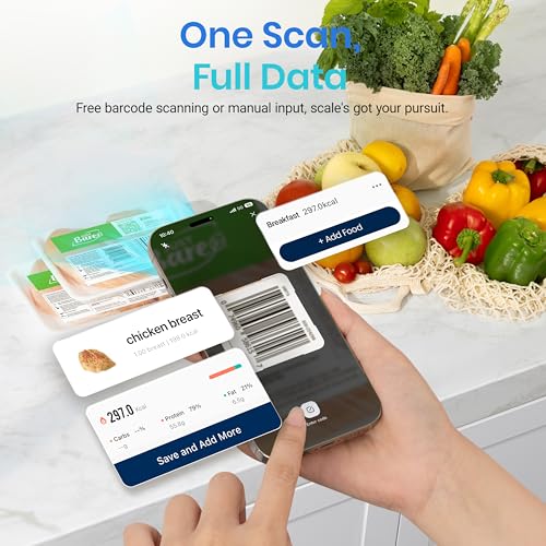 Etekcity Food Kitchen Scale with Nutritional Calculator, Smart App, 11lb Stainless Steel 1