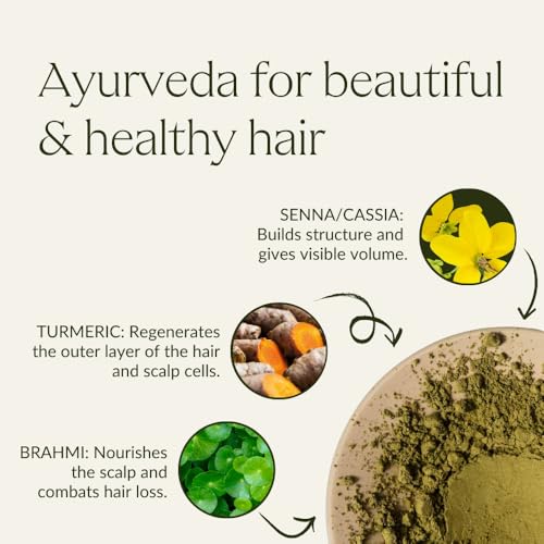 khadi COPPER Natural Hair Color - ranges from copper gold to copper red - plant hair color - 100% herbal & natural - certified cosmetics - 3.5 oz