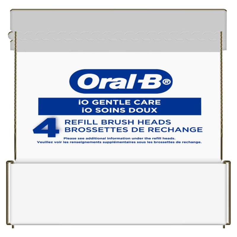 Oral-B iO Series Gentle Care Electric Toothbrush Replacement Brush Heads for an Oral-B Electric Toothbrush, 4 Count, White 1 Count (Pack of 4) - BeesActive Australia
