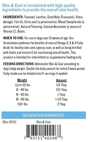 Mendota Pet Skin & Coat Powder - Healthy Skin & Coat - 14 oz
