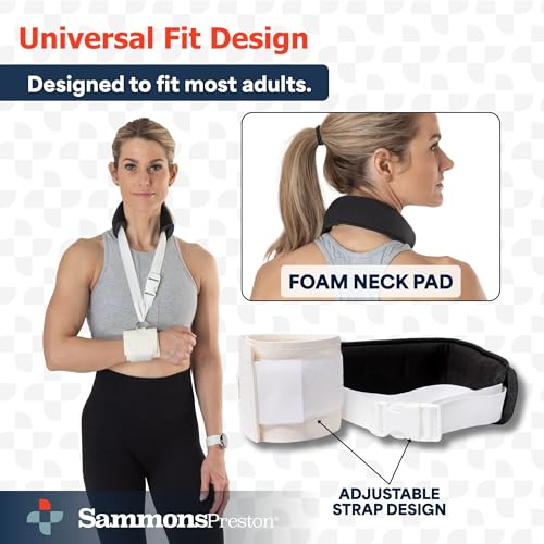 Sammons Preston Universal Collar and Cuff Arm Sling, Shoulder Support