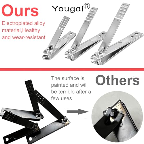 Yougai Nail Clippers set for Men and Womens Gift Manicure Set 18 Pieces Stainless Steel Manicure Kit,Nail Care Tools with Luxurious Travel Case Beige
