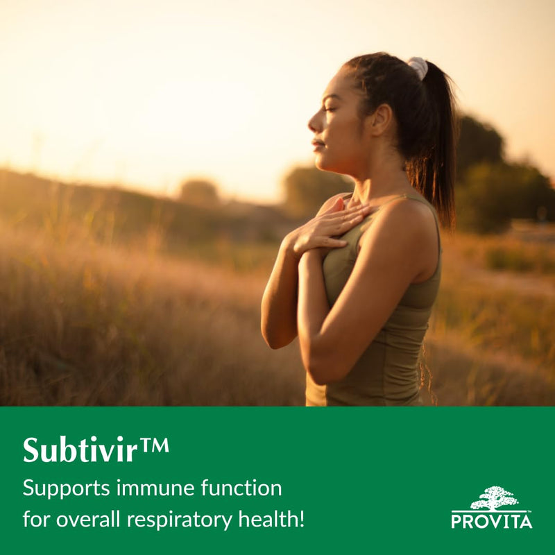 PROVITA Subtivir | Immune Support Supplement | Bacillus Subtilis DE111 | IgG-Rich Colostrum | Andrographis Paniculata | Respiratory Health | Lung Support | Immunoglobulin | Immune Booster | 60 Caps