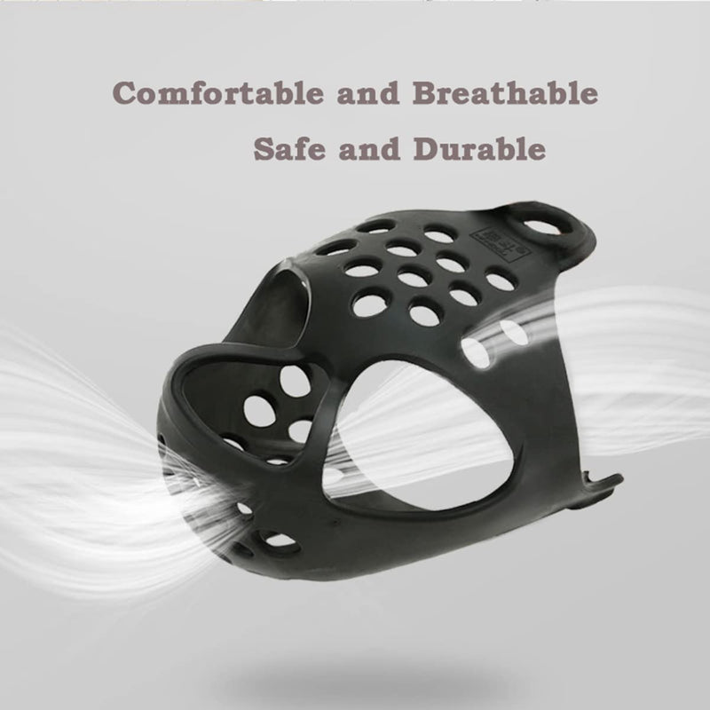 Muzzle with short snout-French Bulldog-adjustable-anti-bite, anti-bark L - BeesActive Australia