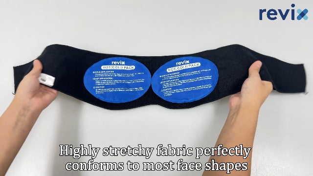 REVIX 30-Min Wisdom Teeth Ice Pack Head Wrap with 3-Layer Gel Cooling