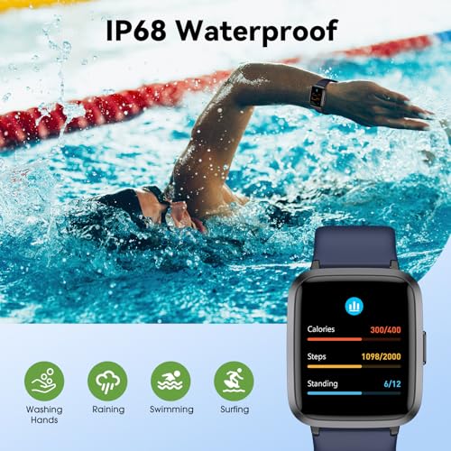 Fitness Tracker Watch with Heart Rate, Activity Tracker, Pedometer Watch