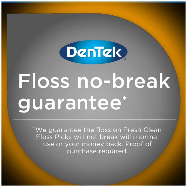 DenTek Complete Clean Easy Reach Floss Picks, Advanced Fluoride Coating, Mouthwash Blast Flavor, 75 ct. (Pack of 6) - BeesActive Australia