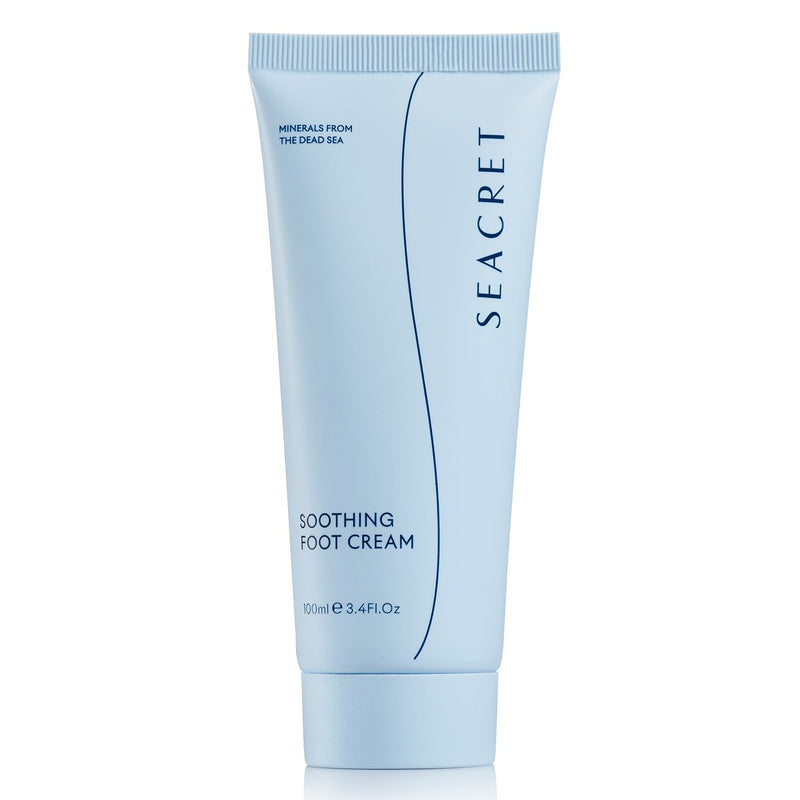 SEACRET Minerals Foot Cream, Enriched with Shea Butter, Tea Tree Oil and Dead Sea Minerals, 3.4 Fl Oz / 100 ml 3.4 Fl Oz (Pack of 1) - BeesActive Australia