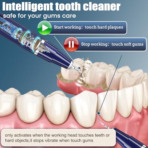 Plaque Remover for Teeth - Tartar Remover for Teeth, Dental Calculus Remover Teeth Cleaning Kit
