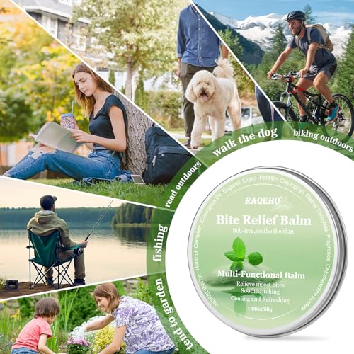 Mosquito Bite Itch Relief Cream 1.98oz Anti Itch Bug Insect After Bite Treatment Cream Travel Sting Sunburn Heat Rash Skin Cooling Stop Itching Balm Summer Camping Hiking Travel Essentials 1.98 Ounce (Pack of 1)
