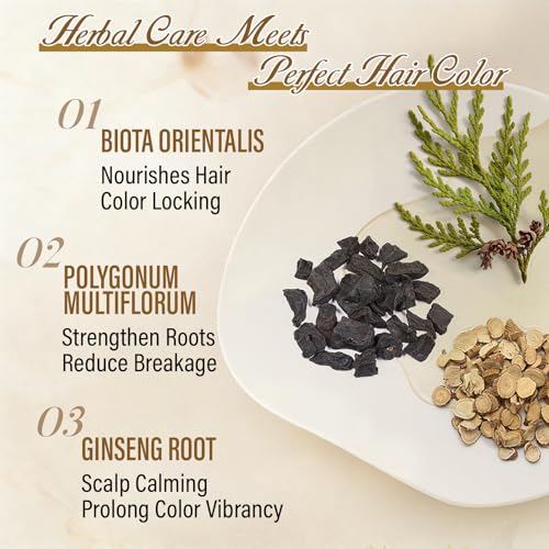 Blonde Brown Hair Dye Shampoo 3 in 1, Instant & Long-lasting Natural Hair Color Shampoo for Women & Men, Semi Permanent, Root Touch Up, Champu para Canas, Damage-Free, Easy Home DIY Salon, 16.9 Fl Oz Blonde Brown