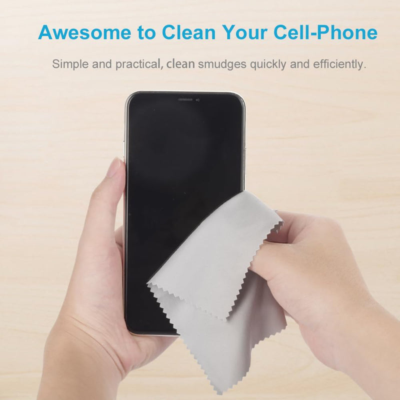 Mcyye 8 PCS Microfiber Cleaning Cloth for Glasses (6"x7"), Premium Eyeglass Cleaning Cloth, Lens Wipes Cloth for Electronics, Glasses, TV Screen, Cell Phone and Laptop, Cleaning the Screens Works Well - BeesActive Australia