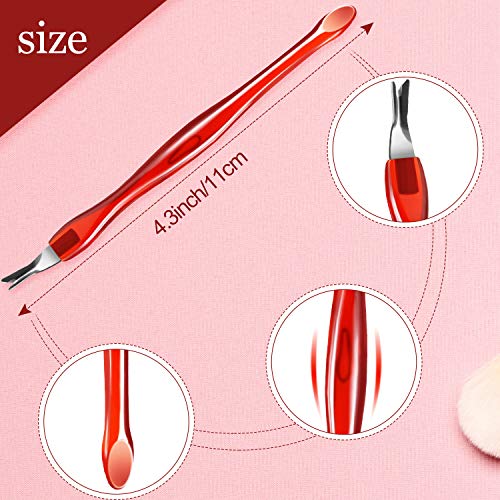 Mudder 30 Pcs Cuticle Cutter, V Shaped Stainless Steel Cuticle Remover Tool