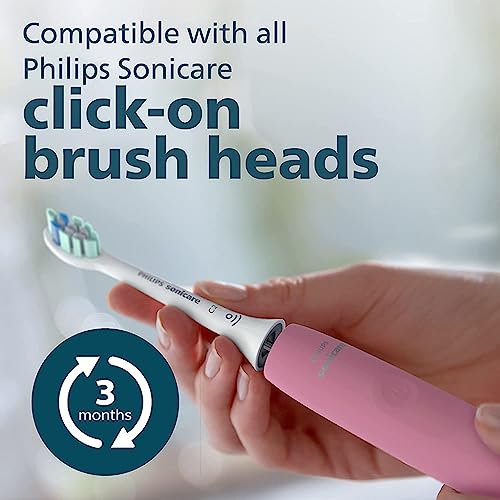 Philips Sonicare ProtectiveClean 4100 Rechargeable Electric Power Toothbrush, Pink, HX6815/01 Older Version 4100