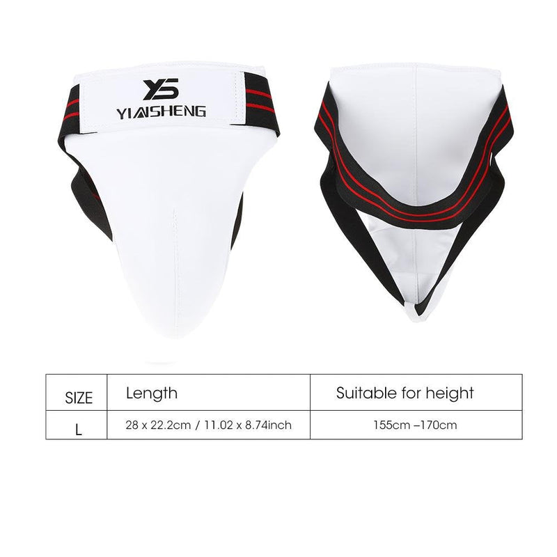 Vbest life Men Groin Guard, Men Taekwondo Groin Guard Men Jockstrap Boxing Karate Jockstrap Crotch Protector(L) for Martial Arts Groin Protectors