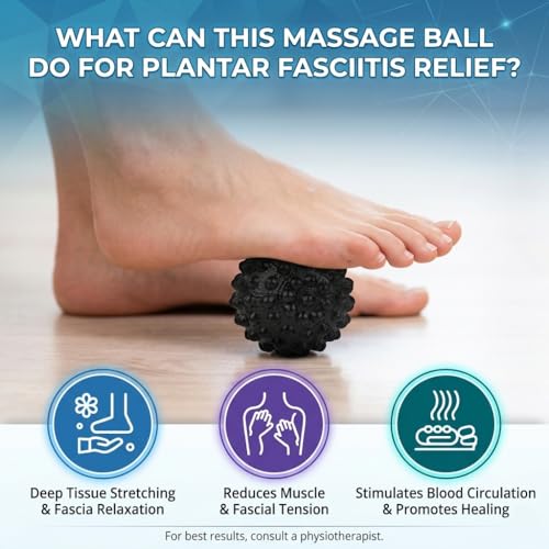 Plantar Fasciitis Night Splint, One Size Men & Women, Black