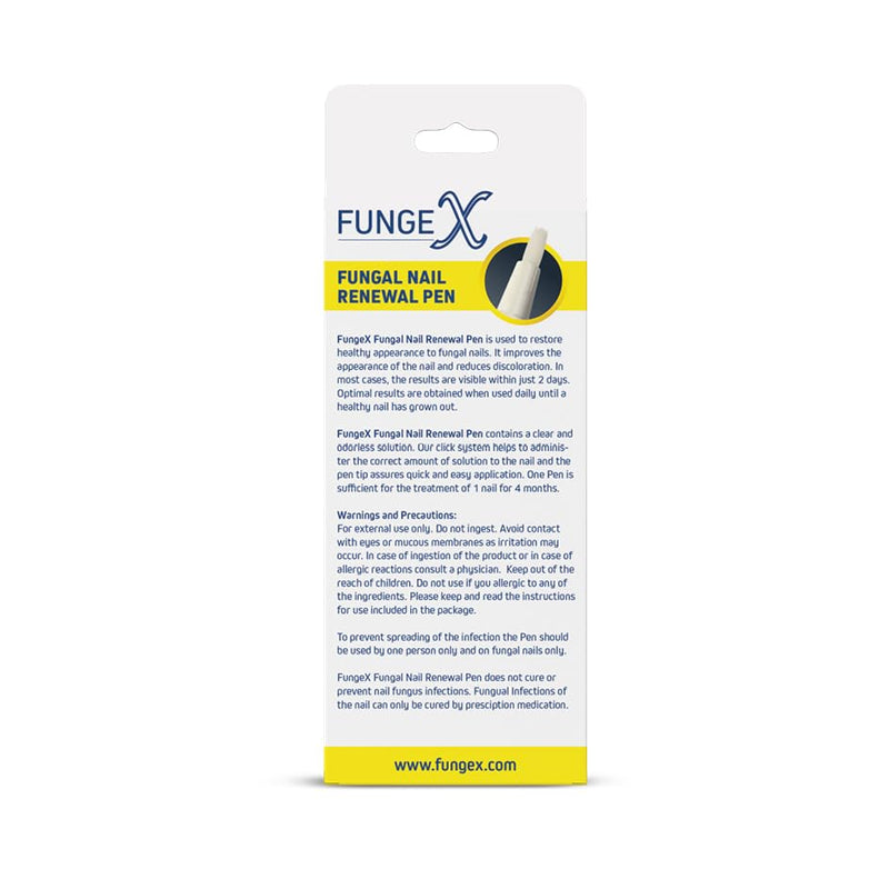 Nail Fungus Renewal Pen - Reduces Discoloration of the Fungus Nail - Normalizes Toenail Thickness - Hydrates Brittle Nails with Clear and Odorless Solution