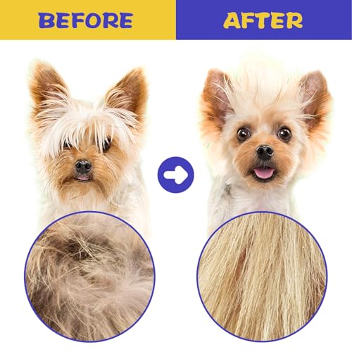 Flea Comb for Cats Dogs, 6 Pack Pet Lice Comb Set Pet Grooming Pets for Small, Medium & Large Pets (Blue) Blue