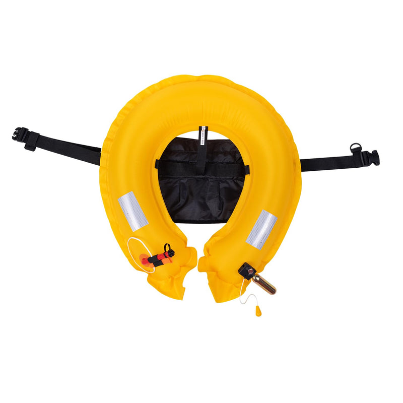 VEVOR Manual Inflatable Belt Pack for Adults, 105N Buoyancy, Over 80 Pounds and Up to 59 in Waist Adjustable, Inflatable PFD Waist for SUP Paddelboarding, Kayaking (CO2 Cylinder Not Included) Black