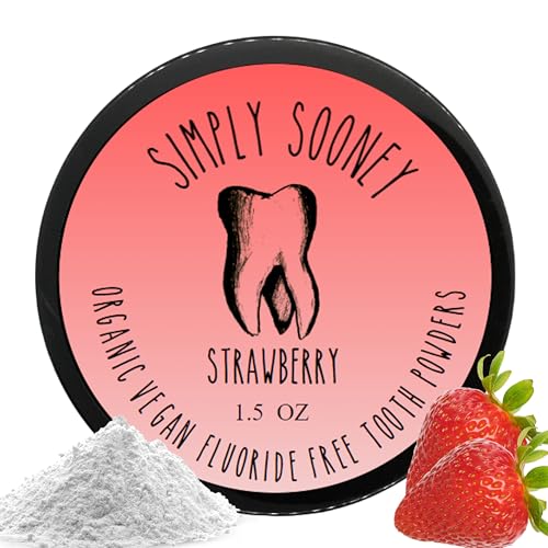 Peppermint and Strawberry Bundle Vegan Fluoride Free Toothpaste Powder