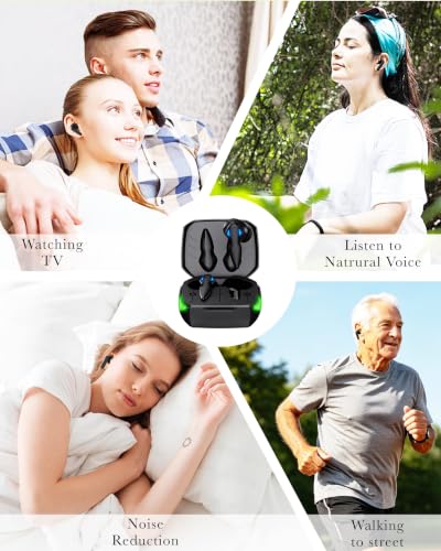 OTC Digital Rechargeable Hearing Aids 16-Channel for Seniors