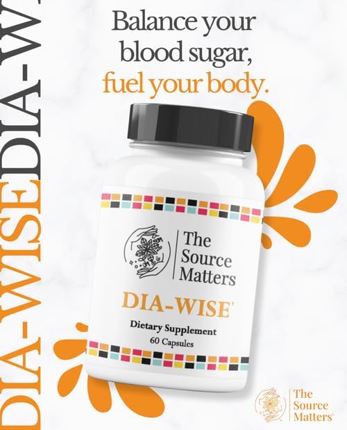 Dia-Wise Metabolic Health Supplement | Alpha Lipoic Acid, Cinnulin Capsules, Biotin, Chromium, Vanadyl Sulfate, Vitamin B for AMPK Activation (60 Count)