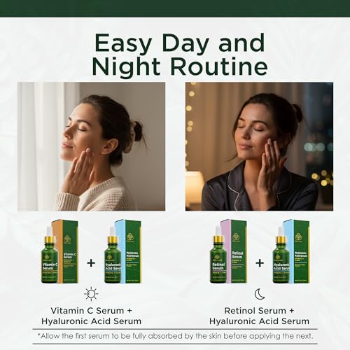 Tree of Life Face Serum Skin Care, Facial Serum for Women and Men, Set of 4 2. Complete Routine