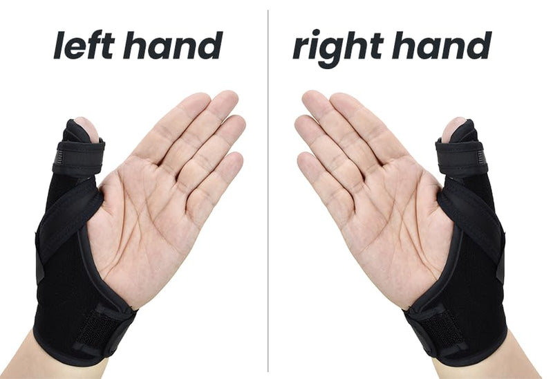 U.S. Solid Thumb Spica Splint- Thumb Brace for Arthritis or Soft Tissue Injuries, Lightweight and Breathable, Stabilizing and not Restrictive, Fits Both Hands, a Product (Large/XL) (Pack of 2) Large/X-Large (Pack of 2)