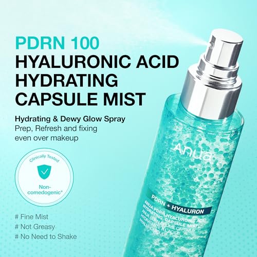 Anua PDRN Collagen Glow Facial Serum Spray, 3.38 fl oz 3.38 Fl Oz (Pack of 1)