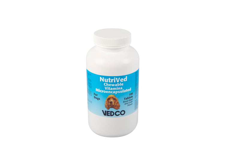 Nutrived Chewable Vitamins Microencapsulated, for Dogs, 180ct