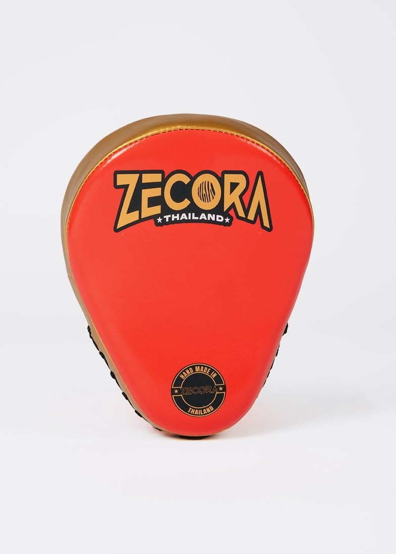 Boxing Pads Curved Focus Mitts, Microfiber Leather, Hook and jab Training Pads, Adjustable Strap Ventilated, MMA Muay Thai Kickboxing Coaching Gear Martial Arts