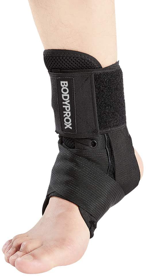 Bodyprox Ankle Brace for Women and Men, Lace Up Ankle Support Brace Stabilizer For Sprained Ankle (Medium) Medium (Pack of 1)