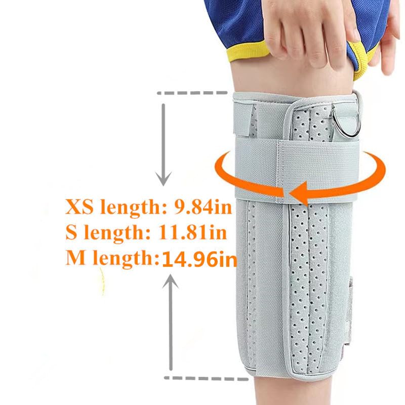 Pediatric Leg Immobilizer Kids Knee Brace Support Child Knee Fixed Splint Leg Fracture Splint Knee & Leg Immobilizer/Knee Brace (Small) Small
