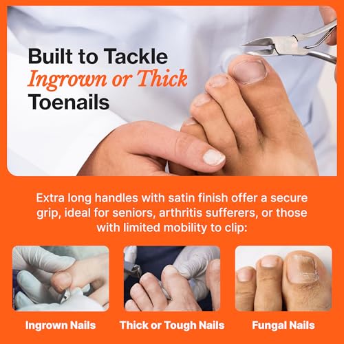 Fox Medical Equipment Professional Toenail Clippers for Thick Toenails