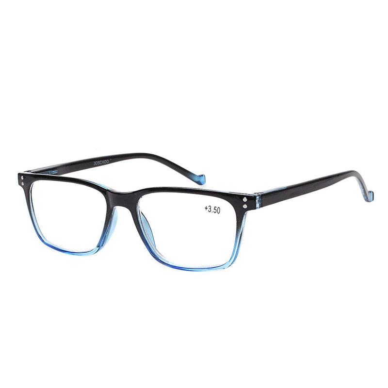 JOSCHOO 5 Pack Reading Glasses Men Women Spring Hinges Comfortable Glasses for Reading (5 Mix, 2.0) 5 Mix 2.0 x