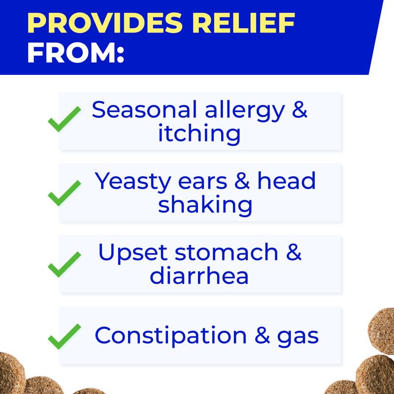 Probiotics for Dogs + Digestive Enzymes - Omega and Pumpkin - Gut Health and Immune Support -Relieves Diarrhea,Gas,Constipation,Improve Digestion - Made in USA - 120 Soft Chews - Chicken and Liver - BeesActive Australia