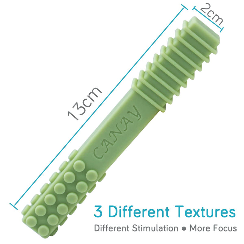 Xtra Tough Sensory Chew Stick Toys (5 Pack) - Designed for ADHD, Autism, SPD, Oral Motor Stimulation, Special Needs - Extra Tough Sensory Oral Motor Chew Tool (Toughest - Aggressive Chewer) Toughest - Aggressive Chewer