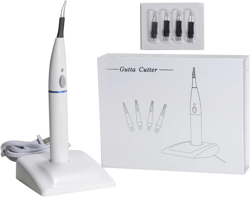 White US Dental Gutta Percha Heated Pen with 4 Tips for Endo Obturation System