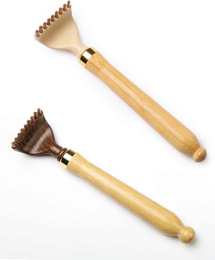 Lyanxinlei Grandson's Hand Claw Stretchable Up to 19.7 inches (50 cm) Portable Bamboo Back Scratcher [Premium Edition] - BeesActive Australia