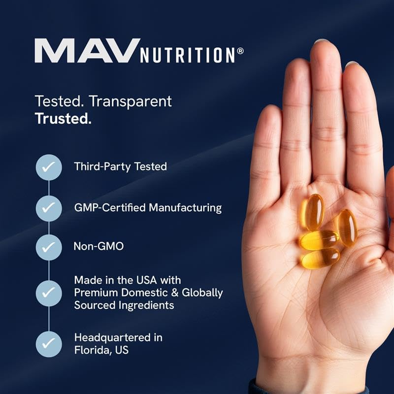 EPA Ultra 1,105MG | Heart Health & Cellular Function Support | Omega 3 Fish Oil | 1,650MG Total Omega-3 Fatty Acids | High Strength EPA Supplement | Sustainably Sourced & Gluten-Free | 60 Ct. - BeesActive Australia